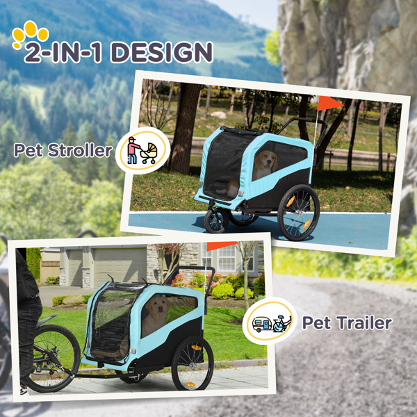Pet Bicycle Cart( Amazon Shipping)（Prohibited by WalMart）-3