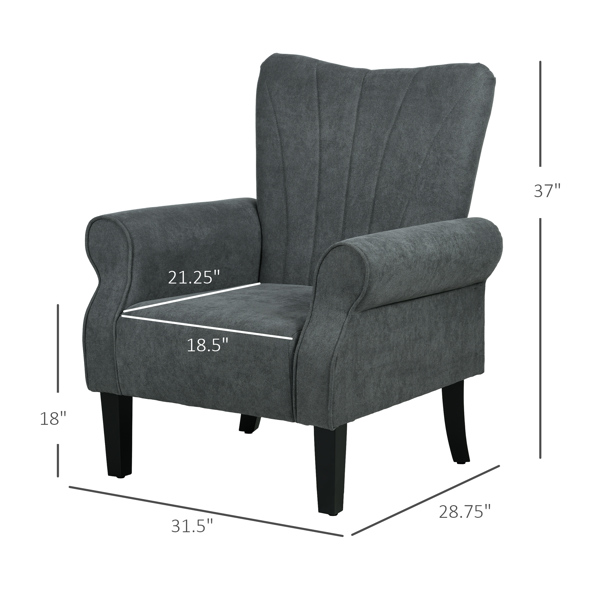 Wingback Accent Chair-3