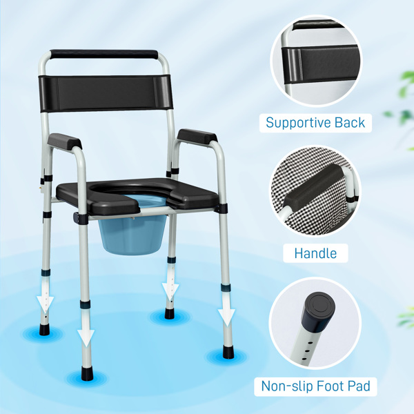  Accessibility Commode Chair-6