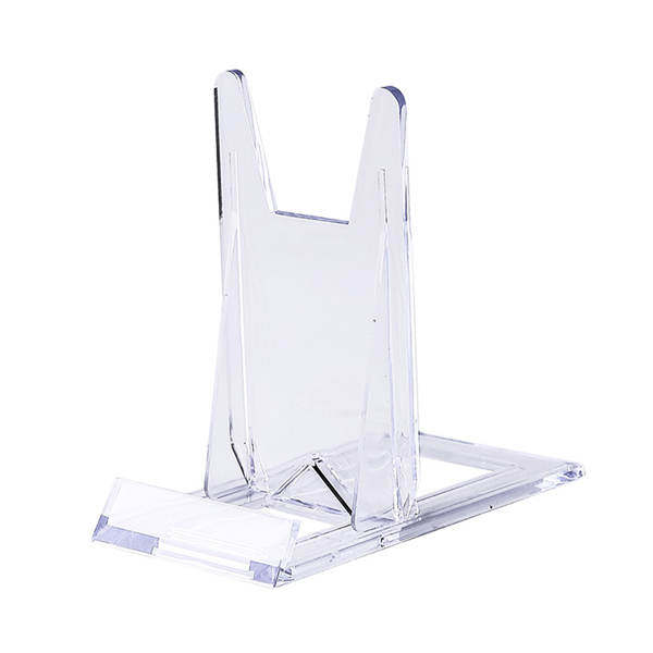 10x Acrylic Plate Stands for Display Plate Holder Transparent-14