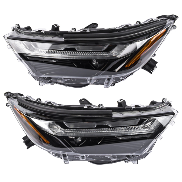 2pcs Headlight Full LED Type Driver & Passenger Side Replacement for Toyota RAV4 2022-2024 811500R360 811100R360-4