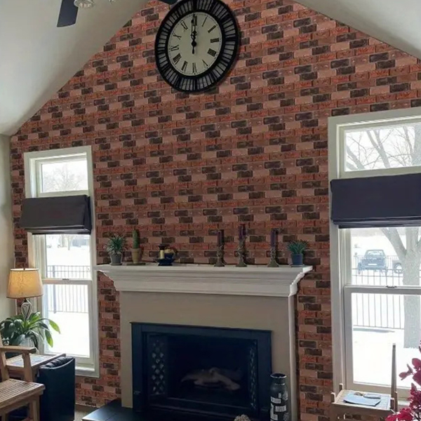 3D Tile Brick Wall Sticker Self-adhesive Waterproof Foam Panel Wallpaper 10pcs-12