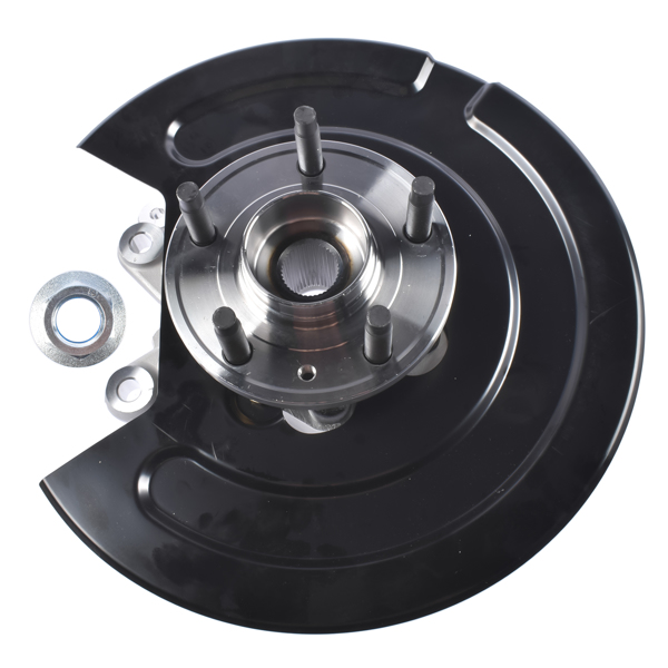 Rear Left Steering Knuckle & Wheel Bearing Hub Assembly Replacement for 2011-2019 Ford Explorer AWD 686-279-6