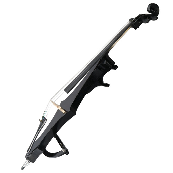 Full Size 4/4 Electric Style Cello with Case Bow Rosin Earphone Connecting line-3