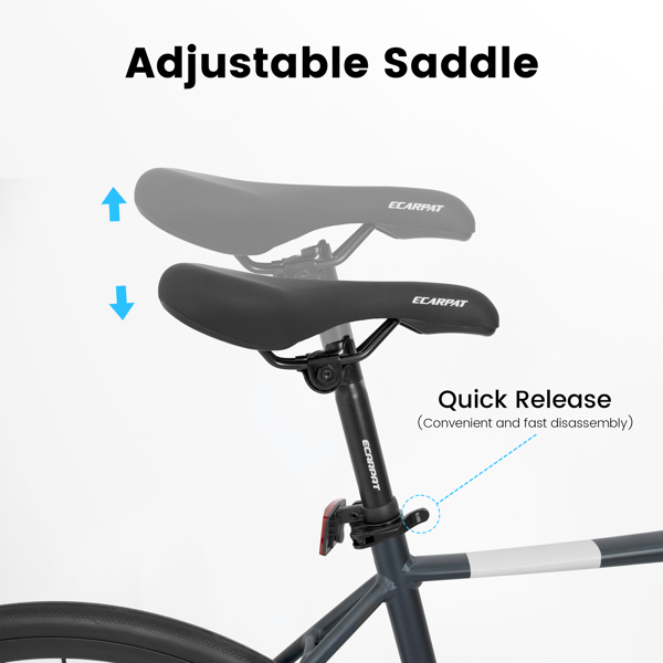 700Cx28 Road Bike, Lightweight Aluminum Frame, Disc Brakes, 16-Speed, Fast Acceleration, Suitable for Men and Women, Ideal for High-Intensity Riding -6