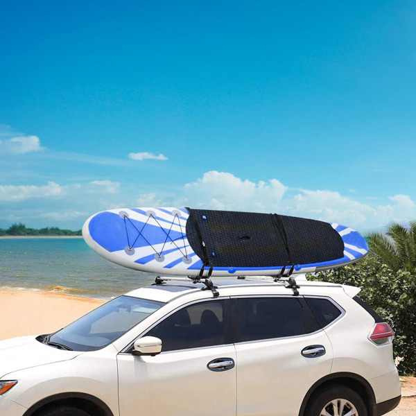 Universal Kayak Roof Rack, 1 Pairs-Bar Rack HD Kayak Carrier Canoe Boat Surf Ski Roof Top Mount Car SUV Crossbar-5