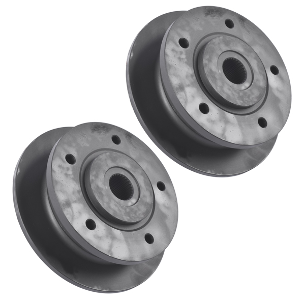 2Pcs Front Wheel Brake Hub Rotor Disc Replacement for John Deere Gator HPX 4x4 615E 815 620i 850D XUV AM142950 M159548 M164367 M156363-6
