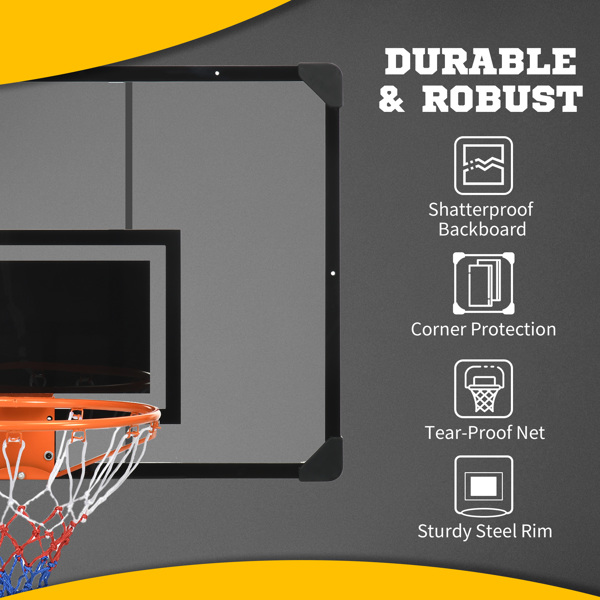 Wall Mounted Basketball Hoop（Prohibited by WalMart）-4