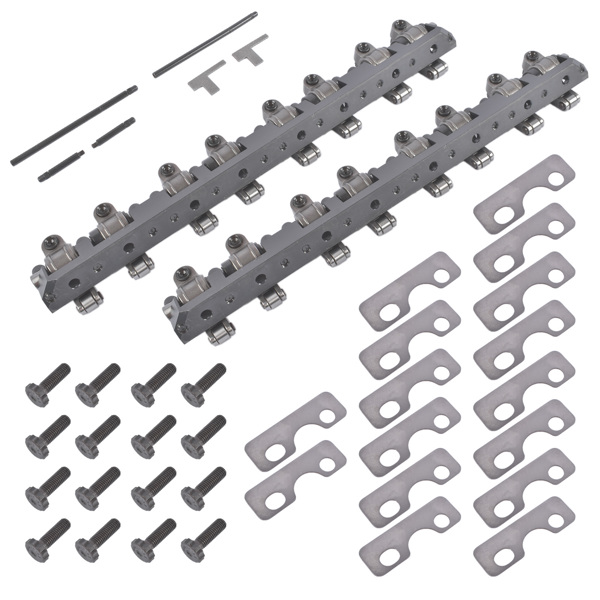 Shaft Mount 1.7 Ratio Stainless Steel Roller Rocker Arm Fit for Chevy GM LS1 LS2 LS6 Gen III Full Roller-7