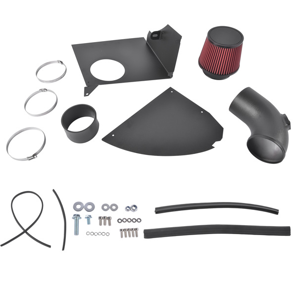 4" Cold Air Intake System Kit with Red Filter Replacement for BMW 2019+ M340i G20 G21, 2020+ M440i G22 G23, 2022+ M240i G42-4