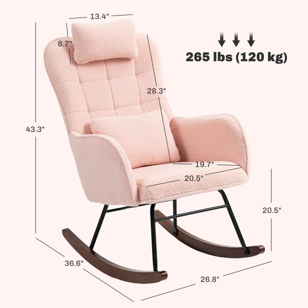 Rocking Chair ( Amazon Shipping)（Prohibited by WalMart）-2