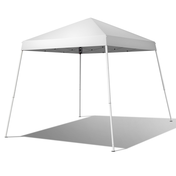 2.4 x 2.4m Portable Home Use Waterproof Folding Tent White-5