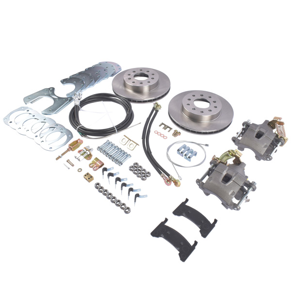 Complete Bolt-On Rear Disc Brake Conversion Kit Replacement for Ford 9 Inch and 8 Inch Axles Housings-3