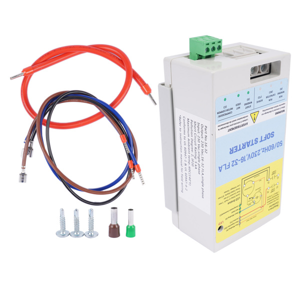 16-32A 230 Volts AC Soft Starter Motor Protection Replacement for Utility/Generator Power-9