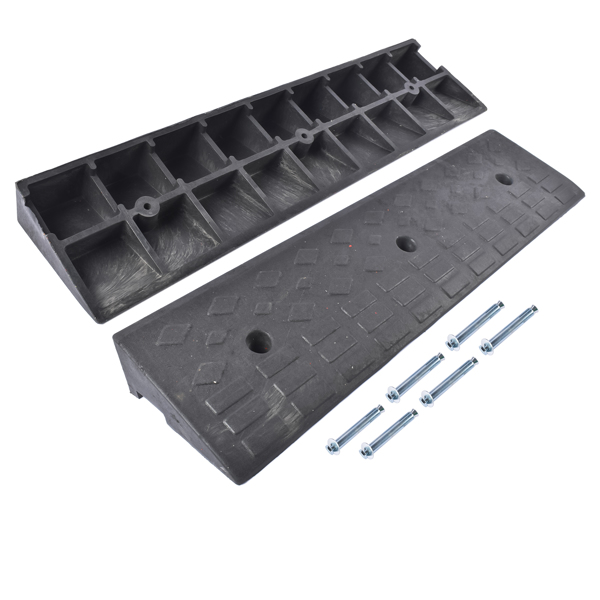 汽车坡道 2x Driveway Ramp Car Slope Ramp 22000lbs Capacity for Driveways, Garages, Parking Lots, Storefronts, Wheelchair (4" H) -8