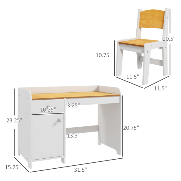 Kids Desk and Chair Set-2