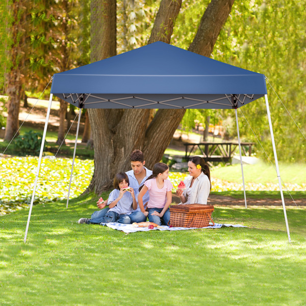 8*8ft Portable Home Use Waterproof Folding Tent Blue-16