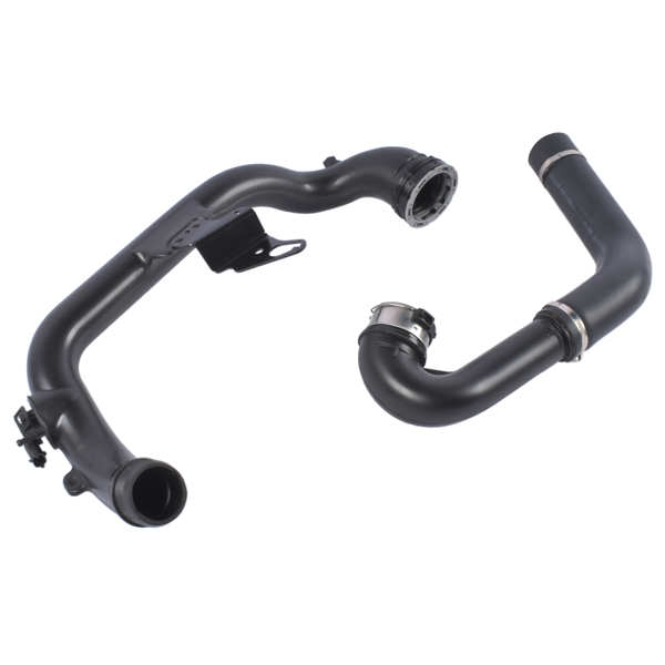 Intercooler Turbo Hose Fit for Buick Regal Base GS Premium Sport Touring 2014-2017 Chevy Malibu LT LTZ 2013-2015 2.0L L4 Black Plastic/Rubber Curved 23131218 GM23131218-2