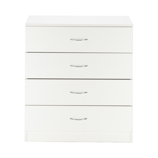 Modern Simple 4-Drawer Dresser White-2