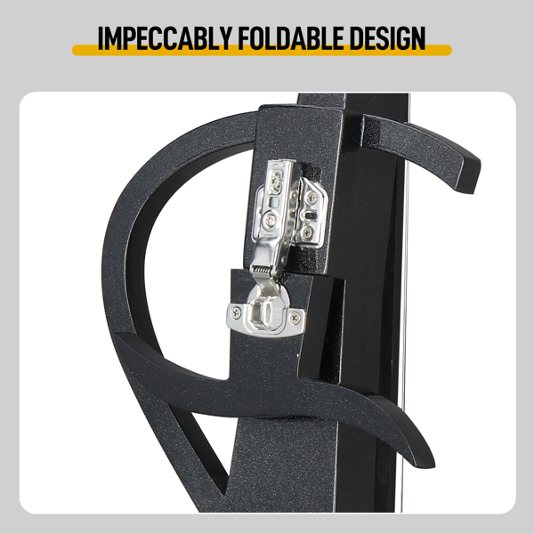 Full-size 4/4 S-type electric cello, including case, bow, rosin, headphones, connecting cable-7
