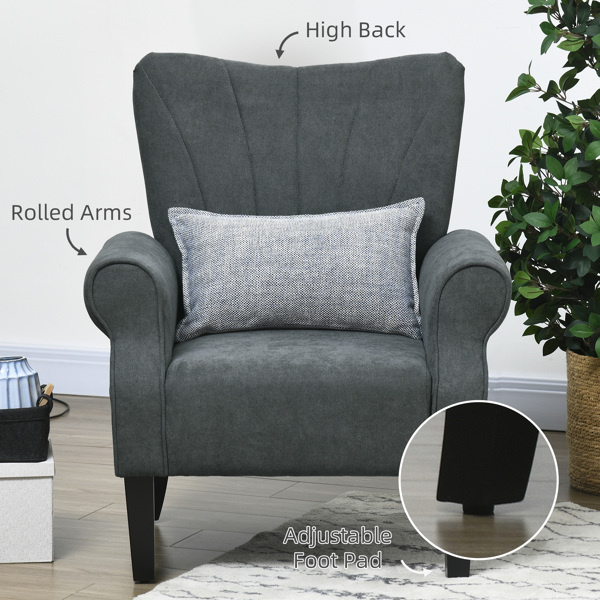 Wingback Accent Chair-4