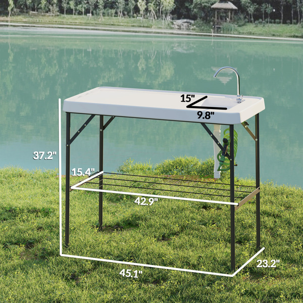 Portable camping sink ( Amazon Shipping)（Prohibited by WalMart）-2