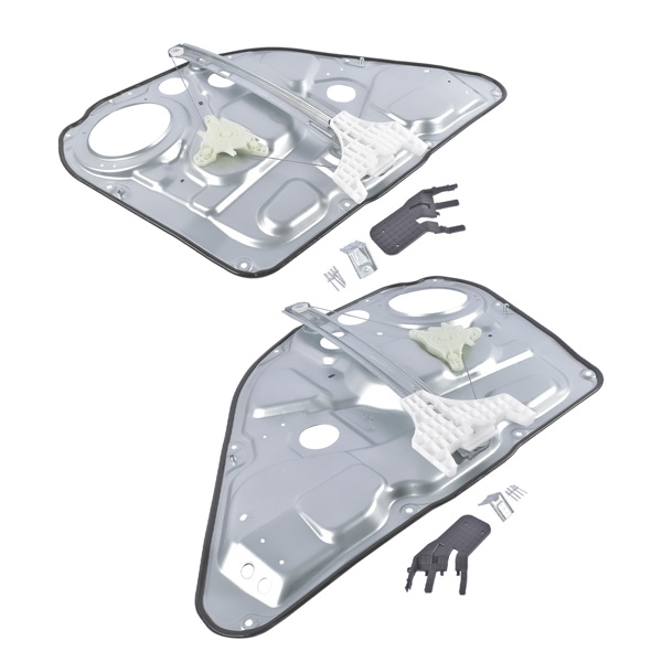 2Pcs Rear Power Window Regulators Left + Right Fit for Hyundai Genesis Sedan 2009-2014 834013M000 834023M000-2