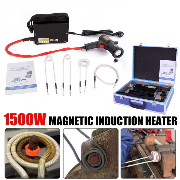 Magnetic Heater Set Bolt Remover Flameless Heat Tool 4 Soft Coil 15017-13
