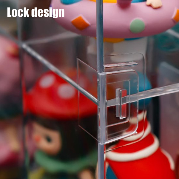 Clear Acrylic Display Case Storage Organizers Box For Collectibles Action Figure-9