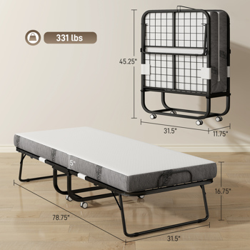 便携式折叠床（周末不发货）（ Amazon Shipping）（WalMart禁售）