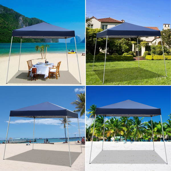 8*8ft Portable Home Use Waterproof Folding Tent Blue-71