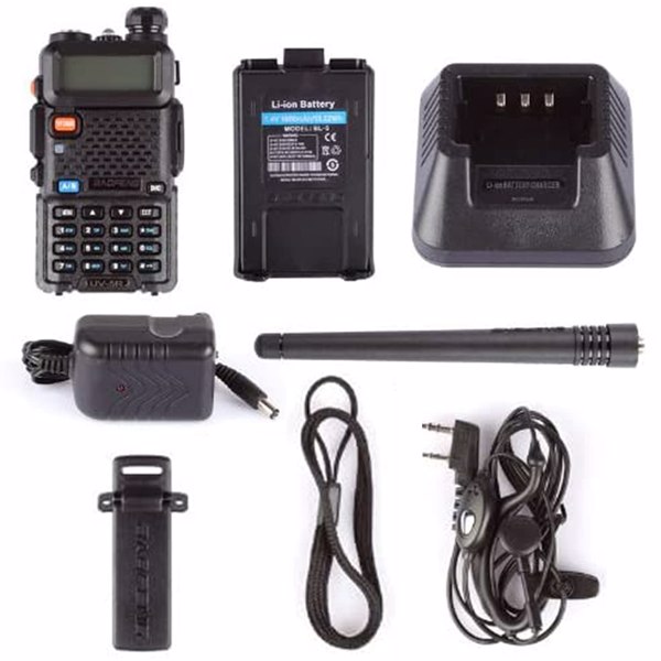 [Outdoorfun] BAOFENG UV-5R Long Range Two-Way Radio - Rechargeable High Power Walkie Talkie - Portable Ham Radio Emergency Essentials for Camping, Hiking, Survival & Outdoor Adventures-18