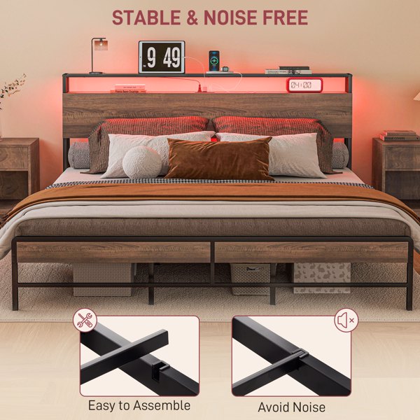 Metal Bed Frame-6