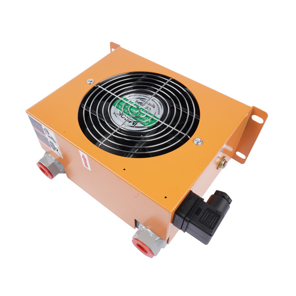 Brand New AW0607T Hydraulic Air Oil Cooler Air-Cooled Oil Radiator Heat Exchanger 48W 12V 20L/min 680Kcal/h AW0607T-CA AJ0607T-CA-6