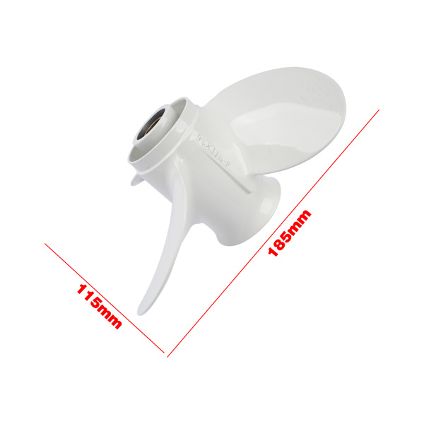 3-Blades Propeller 9 7/8 x 11 1/4'' Fits for Yamaha 20 25 F25 30 HP Outboard Engine 664-45947-01-00 664-45947-01-EL-5