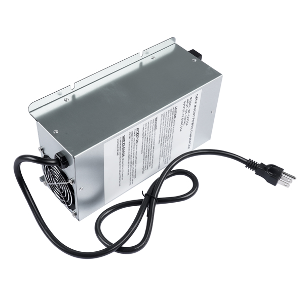 55 Amp 12V Deck RV Power Converter Charger for RV Trailer Camper WF-9855 WF-9855-MBA-5