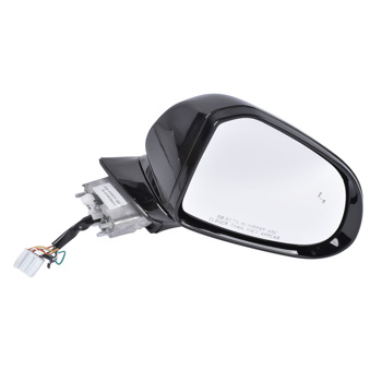 后视镜 Mirrors Passenger Right Side Heated Hand Fit for Hyundai Santa Fe 2021-2023 Manual Folding No Memory Paintable with Puddle Light No Auto-Dimming Power Adjust 87620-S2410 HY1321331 87620S2410