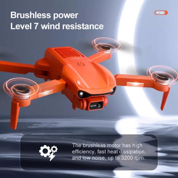 4DRC F12 RC Drone GPS 5G WIFI 6K HD Wide Angle Dual Camera Smart Follow Quadcopter,Professional drones/adult drones, for beginners，Logistics is randomly sent by USPS/FEDEX。-3