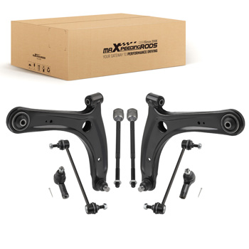 8 Pcs Front Lower Control Arms w/Ball Joint Fit For for Mitsubishi Outlander 2006-2012 & CW/ZG/ZH Fit For Mitsubishi Lancer 2008-2017