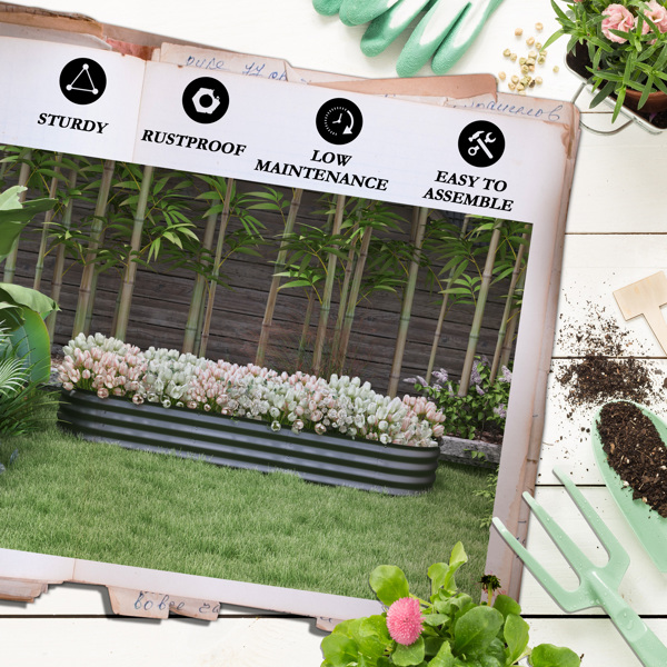 Metal Planter Box-6