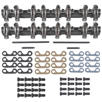 Shaft Mount Style 1.5 Ratio Stainless Steel Roller Rocker Arms Fit for Chevy SBC 350