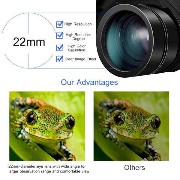 8-24x Binoculars with 50mm Objective Lens, Multi-Layer Coated Aspherical Lenses, High-Grade BAK-4 Prisms, Compact & Portable for Bird Watching, Outdoor, Sports, Concerts, Stargazing-5