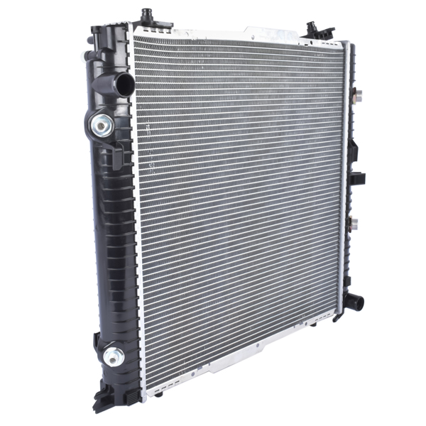 Aluminum Radiator w/ Transmission Oil Cooler Fit for Mercedes-Benz W463 G500 V8 5.0L 2002-2008 G550 2009-2012 G55 AMG 2003-2011 V8 5.5L A461500002 4635000100 4635000200-5