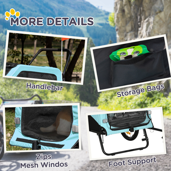 Pet Bicycle Cart( Amazon Shipping)（Prohibited by WalMart）-7