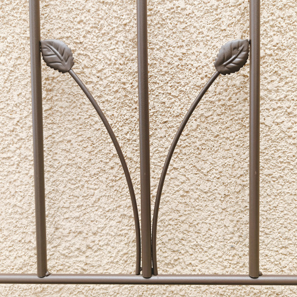 4 Pack Metal Garden Trellis 71" x 17.7" Rustproof Trellis for Climbing Plants Outdoor Flower Support Brown -3