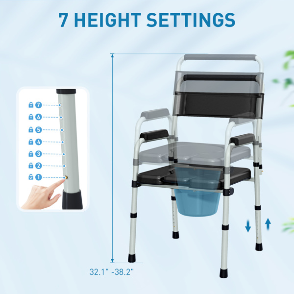  Accessibility Commode Chair-5