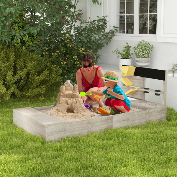 Kids Sandbox with Cover ( Amazon Shipping)（Prohibited by WalMart）-1