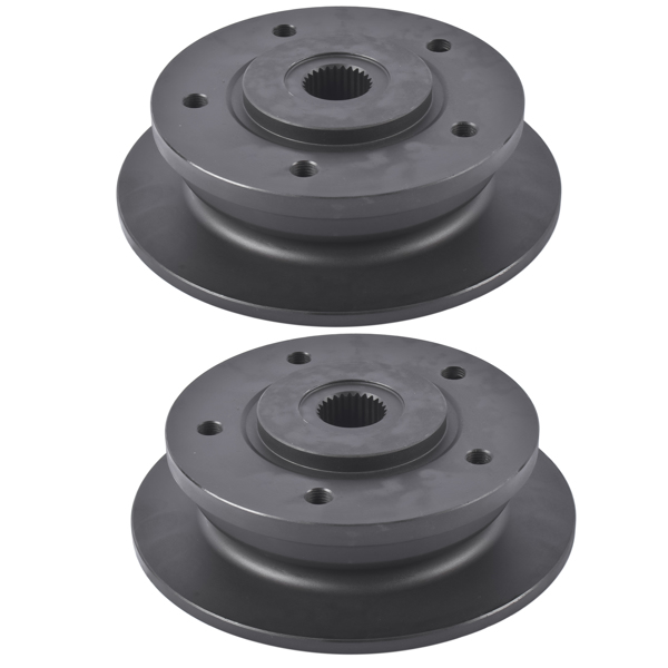 2Pcs Front Wheel Brake Hub Rotor Disc Replacement for John Deere Gator HPX 4x4 615E 815 620i 850D XUV AM142950 M159548 M164367 M156363-1