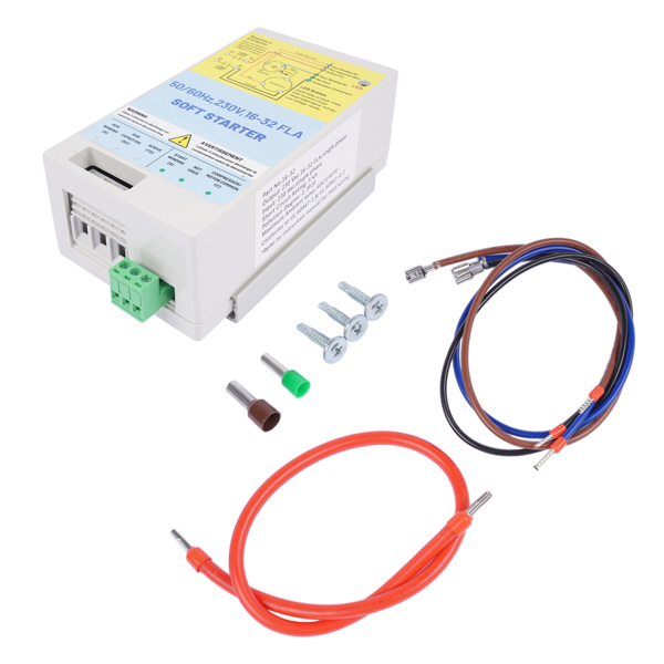 16-32A 230 Volts AC Soft Starter Motor Protection Replacement for Utility/Generator Power-8
