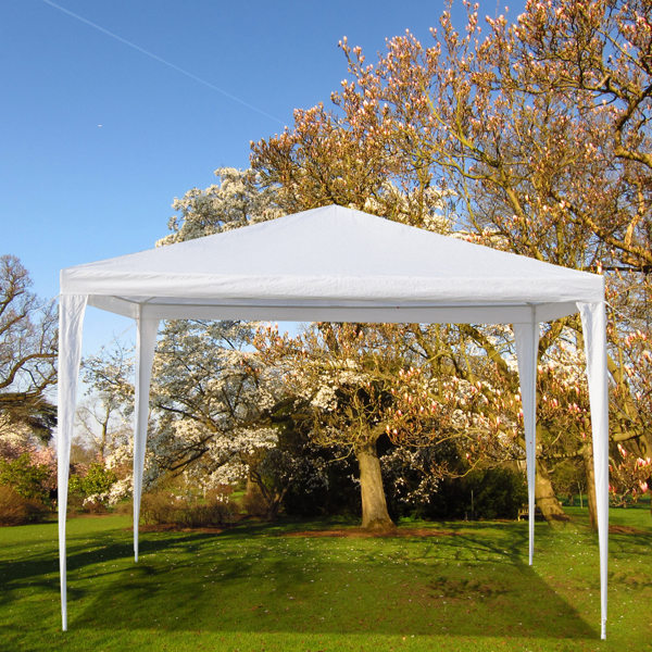 3 x 3m Waterproof Tent with Spiral Tubes White-16